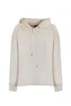 Weekend Max Mara Mirko Cotton Sweatshirt In Ivory
