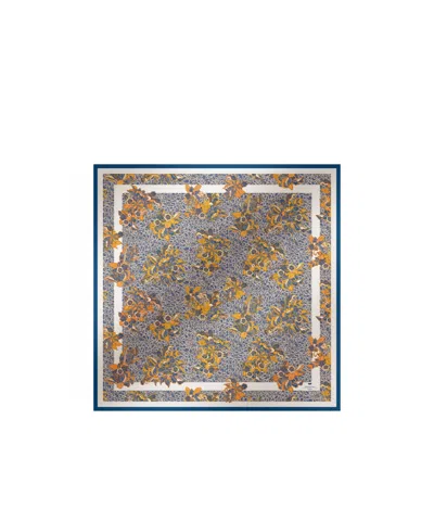 Weekend Max Mara Modal And Silk Blend Scarf In Blue