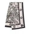 Weekend Max Mara Modal-silk Patterned Stole Scarf In Beige