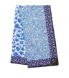 Weekend Max Mara Modal-silk Patterned Stole Scarf In Brown