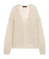 Weekend Max Mara Mohair Cardigan In Nude