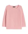 Weekend Max Mara Mohair Yarn Sweater In Pink
