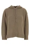 Weekend Max Mara Felpa Jerez In Misto Lana Fango  Donna In Brown
