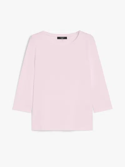 Weekend Max Mara Multia T-shirt Pink In Purple