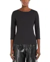 Weekend Max Mara Multia Three-quarter Sleeve Shirt In Black
