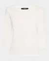 Weekend Max Mara Multia Three-quarter Sleeve Shirt In Black
