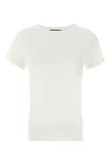 Weekend Max Mara Basic Crew Neck T-shirt In Neutral