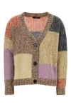 Weekend Max Mara Multicolor Acrylic Blend Camera Cardigan
