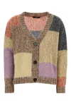 Weekend Max Mara Multicolor Acrylic Blend Camera Cardigan