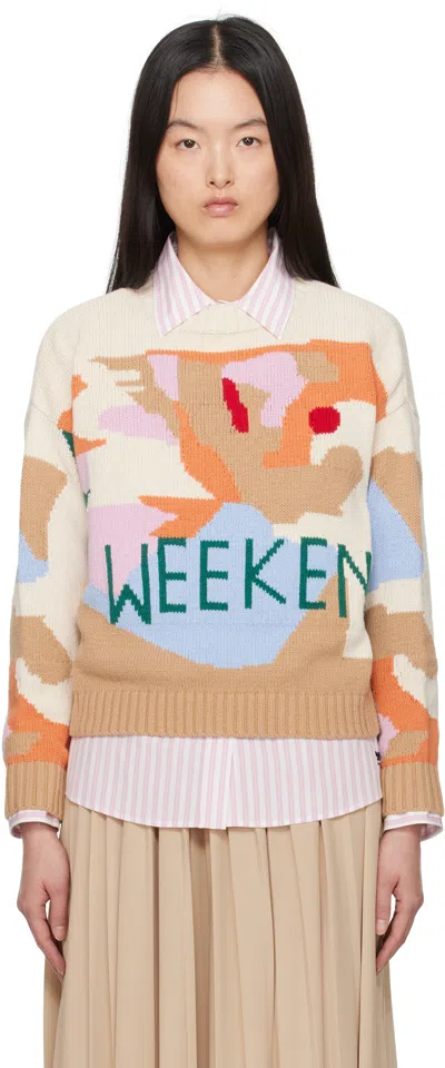 WEEKEND MAX MARA MULTICOLOR FABIAN SWEATER
