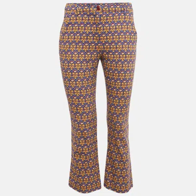Weekend Max Mara Multicolor Printed Cotton Capri Pants