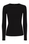 Weekend Max Mara Multie - Viscose Yarn Sweater In Black