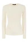 Weekend Max Mara Multie - Viscose Yarn Sweater In Neutral