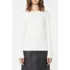 Weekend Max Mara Multie Crewneck Knit Top In White