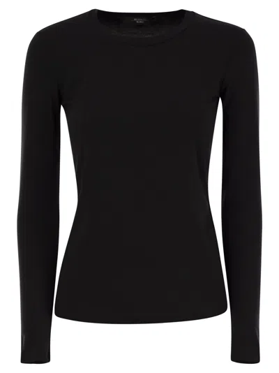 Weekend Max Mara Multie Viscose Yarn Sweater In Black