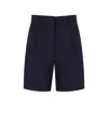 Weekend Max Mara Nabulus Blue Bermuda Short In Blue