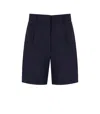 Weekend Max Mara Nabulus Blue Bermuda Short In Blue