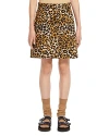 Weekend Max Mara Spotted Cotton Skirt In Beige
