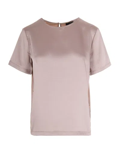 WEEKEND MAX MARA WOMEN NATURAL ROUND NECK T-SHIRT, S LUXURY T-SHIRTS FOR WOMEN DARVEYS
