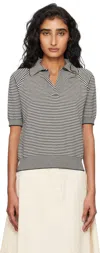 Weekend Max Mara Navy & Off-white Junior Polo