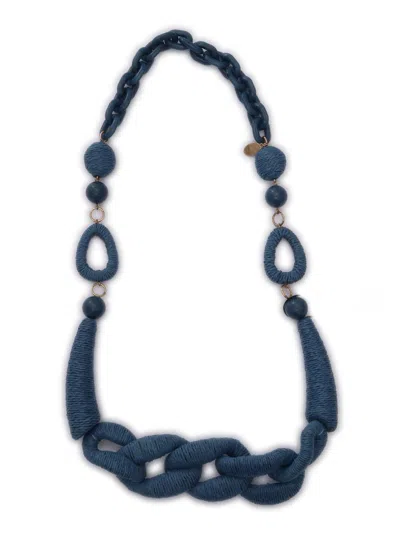 Weekend Max Mara Necklace In Blue