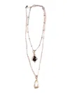 Weekend Max Mara Double-strand Necklace In Gold