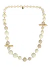 Weekend Max Mara Necklace With Decorative Stones In Neutral
