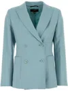 Shop Weekend Max Mara Nervoso Blazer In Blau