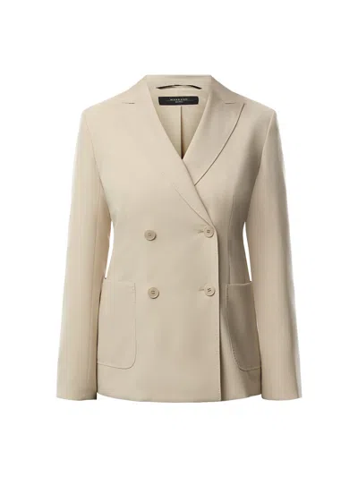 Weekend Max Mara Nervoso Blazer In Sand