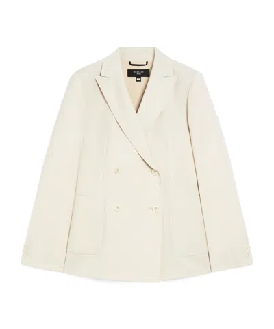 WEEKEND MAX MARA WEEKEND MAX MARA NERVOSO DOUBLE-BREASTED TAILORED BLAZER