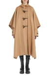 Weekend Max Mara Oversized Wool Coat In Camel