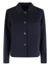 Weekend Max Mara Nordic Button-fastening Shirt Jacket In Blue