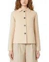 Weekend Max Mara Omens Ivory Nordica Regular-fit Wool-blend Jacket In Neutral