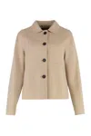 Weekend Max Mara Button-fastening Patch-pocket Jacket In Neutral