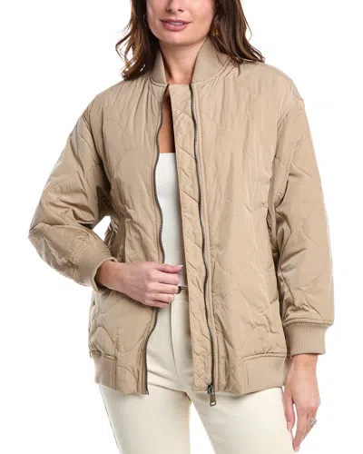 Weekend Max Mara Norel Quilted Jacket In Beige