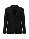 Weekend Max Mara Notched-lapel Blazer In Multi