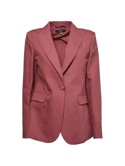 Weekend Max Mara Notched-lapel Pocket Blazer In Pink