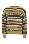 Weekend Max Mara Women's Novara - Cotton Jumper With Jacquard Design Sweater In Beige