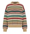 Weekend Max Mara Women's Novara - Cotton Jumper With Jacquard Design Sweater In Beige