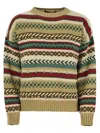 Weekend Max Mara Women's Novara - Cotton Jumper With Jacquard Design Sweater In Beige
