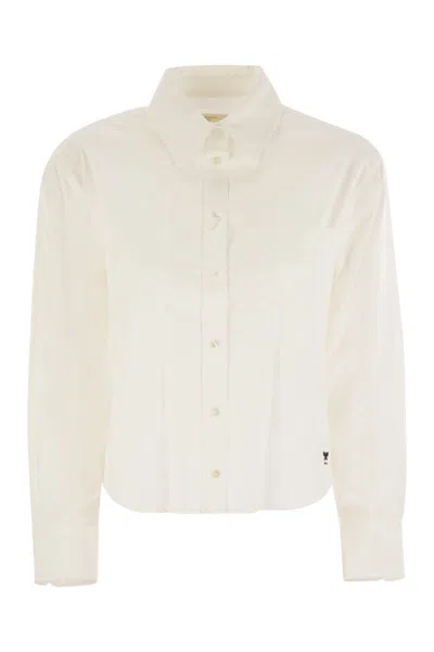 Weekend Max Mara Nuoro - Cotton Oxford Shirt In White