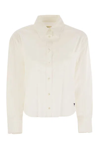 Weekend Max Mara Nuoro - Cotton Oxford Shirt In White