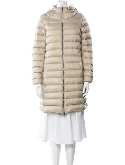 Pre-owned Weekend Max Mara Nylon Coat In Neutral