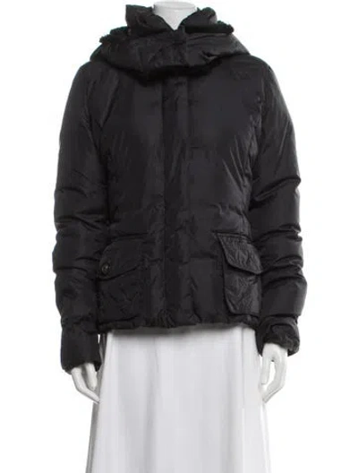 Pre-owned Weekend Max Mara Nylon Down Jacket In Black
