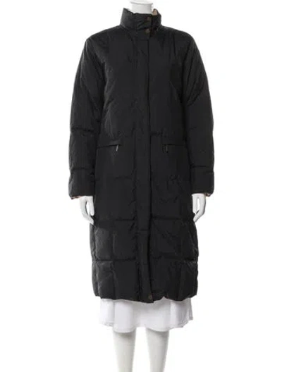 Pre-owned Weekend Max Mara Nylon Down Jacket In Gray