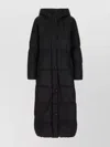 Weekend Max Mara Buttoned Drawstring Jacket In Black