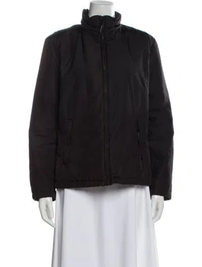 Pre-owned Weekend Max Mara Nylon Jacket In Black