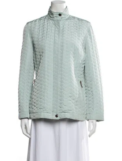 Pre-owned Weekend Max Mara Nylon Jacket In Blue