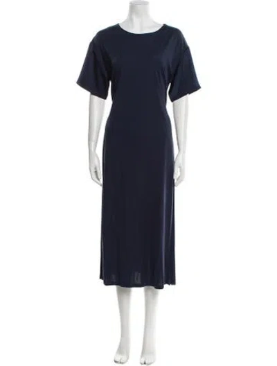 Pre-owned Weekend Max Mara Nylon Midi Length Dress In Blue