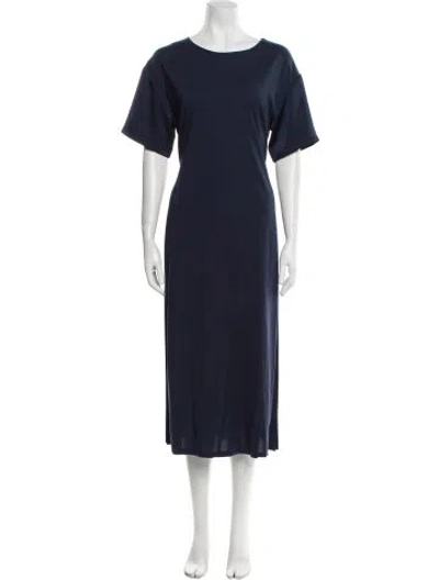 Pre-owned Weekend Max Mara Nylon Midi Length Dress In Blue